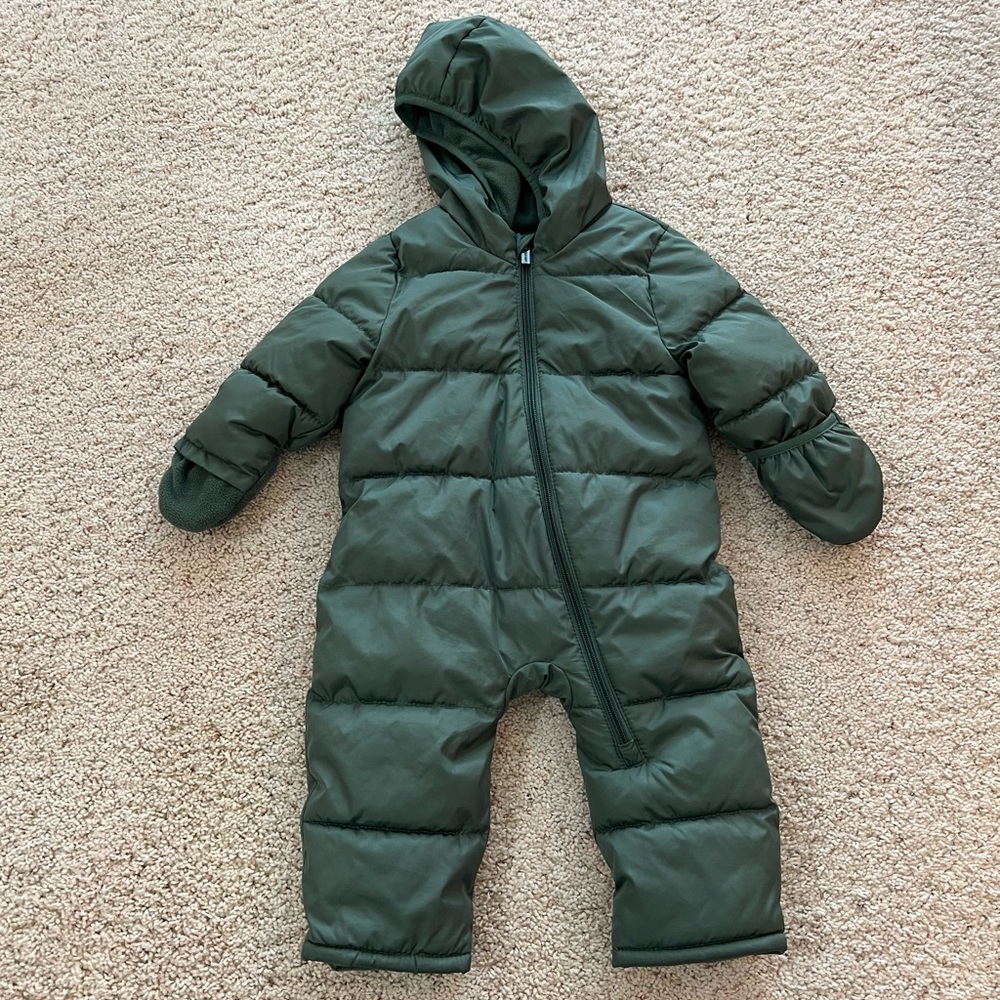Water-Resistant Hooded Snowsuit